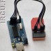 Программатор CH341A с кабелем "Female to Female" ("мама-мама") для прошивки пультов IRC F